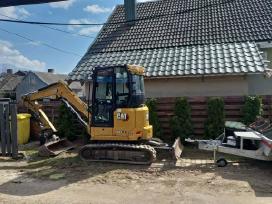 Mini ekskavatoriaus paslaugos,nuoma, kasimo darbai