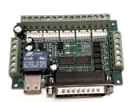 5 ašių CNC valdiklis (Breakout Board) Lpt ir