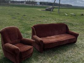 Sofa - lova ir fotelis