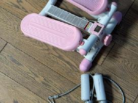 Mini stepper treniruoklis su gumomis (naujas)