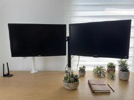 Dviejų monitorių komplektas su stovu