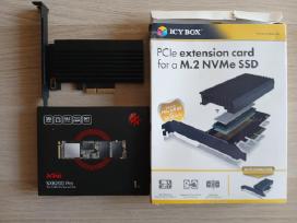 M.2 Nvme SSD Pcie plokštė-adapteris