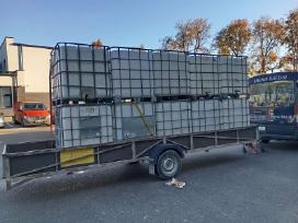 Ibc, toninės talpos, maistinės 1000 ltr. bačkos.