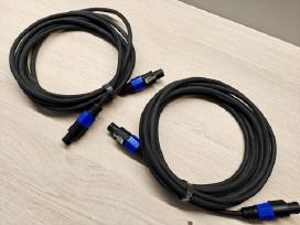 Speakon kolonėlių audio laidai kabeliai 5m 2vnt