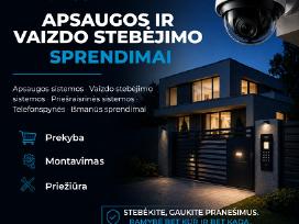 Vaizdo kamerų montavimas - Vilniaus apskrityje