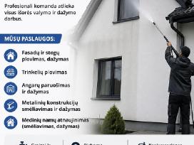 Plovimas, dažymas, smėliavimas