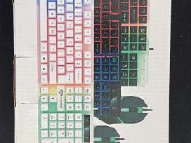 Visiškai nauji Rgb klaviatūros su pele komplektai