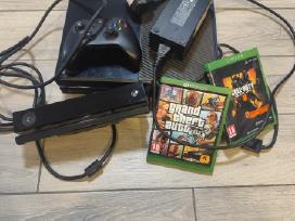 Xbox one + Kinect + Pultelis + 2 žaidimai