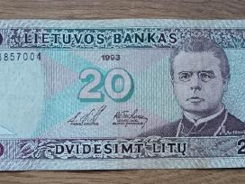 20 litų banknotas 1993 m.