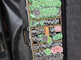Pokerio zetonai lagaminelis