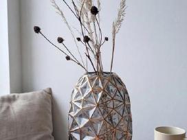 Didelė vaza stiklinė (D20 H34cm) Nauja