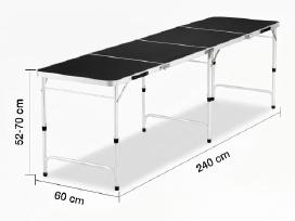 Beer Pong žaidimo stalas vakarėliams 240cm