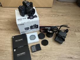 Canon m50 mark II + kit obektyvas Ef-m 15-45mm
