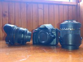 Nikon D3200 + 2 Objektyvai