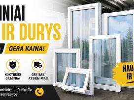 Langai ir lauko durys Utenoje!