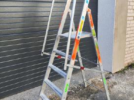 Zarges pastatomos kopėčios su aikštele 1,31 m