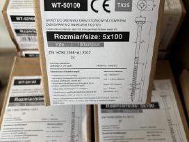 Medvaržčiai Azmet cinkuoti įleidžiami torx