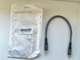 0.3m. Usb4 Type-c kabelis 40gbps 240w 8k