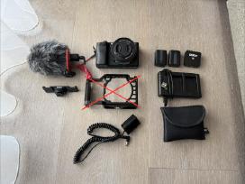 Sony a6300 + Sony 16-50mm + priedai filmavimui