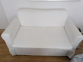 Ikea hagalund dvivietė sofa-lova su patalynės dėže