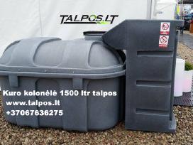 Kuro kolonėlė 1500 ltr talpos, degalų talpa