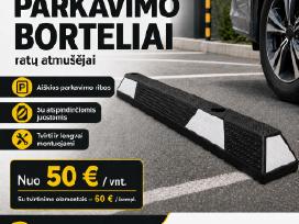 Guminis parkavimo bortelis ratų atmušėjas