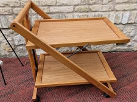 Vintažinis mid century serviravimo staliukas