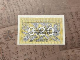 0,20 talono 1991 Lietuva - unc