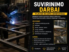 Suvirinimo Darbai Vilniaus Rajone (Dirbtuvėse)