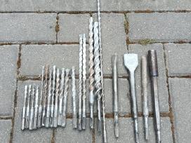 Sds+ betono grąžtai, kaltai