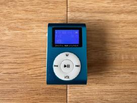 Mini Clip Metalinis Mp3 Grotuvas Mėlynas