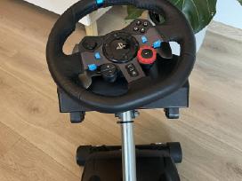 Logitech G29 vairas + Wheel Stand Pro stendas (Ps5