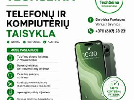 Skubus iPhone, Samsung, Redmi, Xiaomi Remontas!