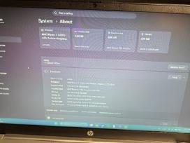 Hp 15 puikios būklės nešiojamas kompiuteris.