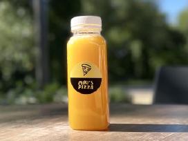 Plastikiniai buteliukai sultims 150 ml su kamšt.