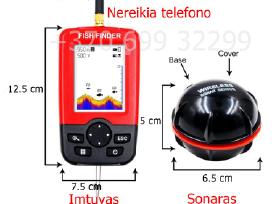 Echolotas žuvų ieškiklis Flytec Nereikia telefono