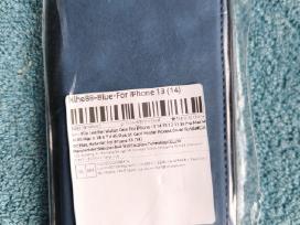 Mėlinas dėklas knyga iPhone 13/14