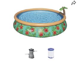 Bestway apvalus lauko baseinas 457 x 84 cm