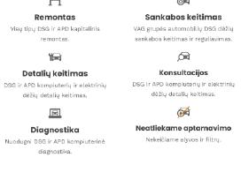 Visų tipų Dsg ir automatinių pavarų dėžių remontas