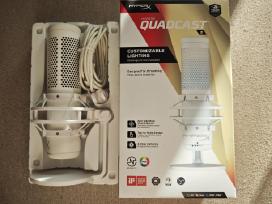 Hyperx Quadcast S Baltas mikrofonas