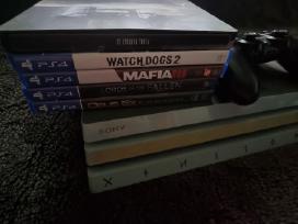 Ps4 Pro Limited Edition (God of War) + 5 žaidimai