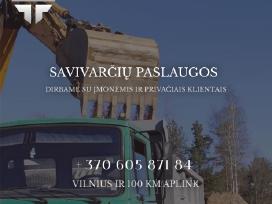 Smėlis, žvyras, juodžemis, skalda su pristatymu