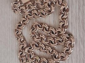 Bismarkas raudono auksine grandinele 585prb 63,7gr