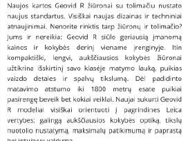 Parduodami žiūronai Leica geovid8x56r