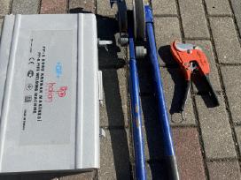 Vamzdžių litavimo aparatas + žirklės + lankstytuva