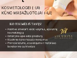 Siūome darbą kosmetologei - kūno masažuotojai