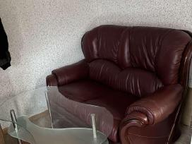 Parduodama odinė sofa