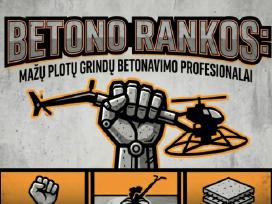 Mažų Plotų Patalpų Grindų Betonavimas