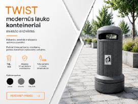 Lauko šiukšliadėžė – Twist 70l