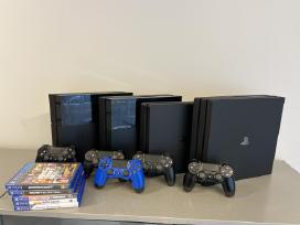 Ps4, Ps4 Pro, Ps4 Slim + pultelis + žaidimas